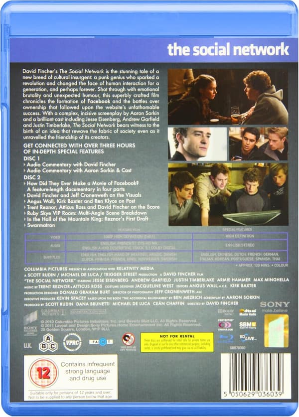 Social Network (2010) (Blu-Ray)