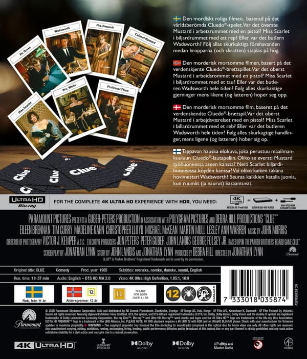 Clue (1985) (4K UHD)