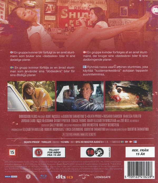 Death Proof (2007) (Blu-Ray)
