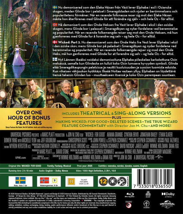 Wicked - Part 2: For Good (2025) (Blu-Ray)