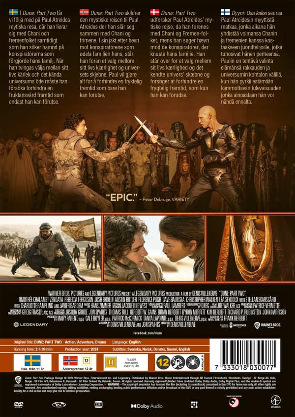 Dune: Part Two (2024) (DVD)