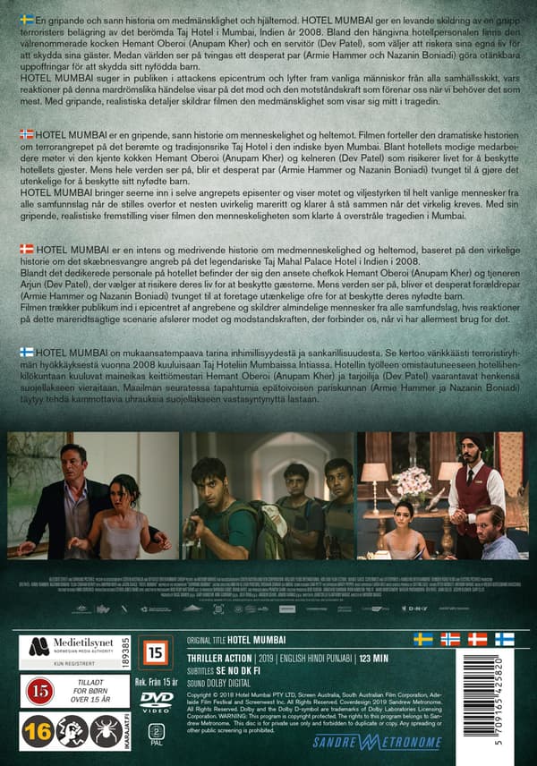 Hotel Mumbai (2018) (DVD)
