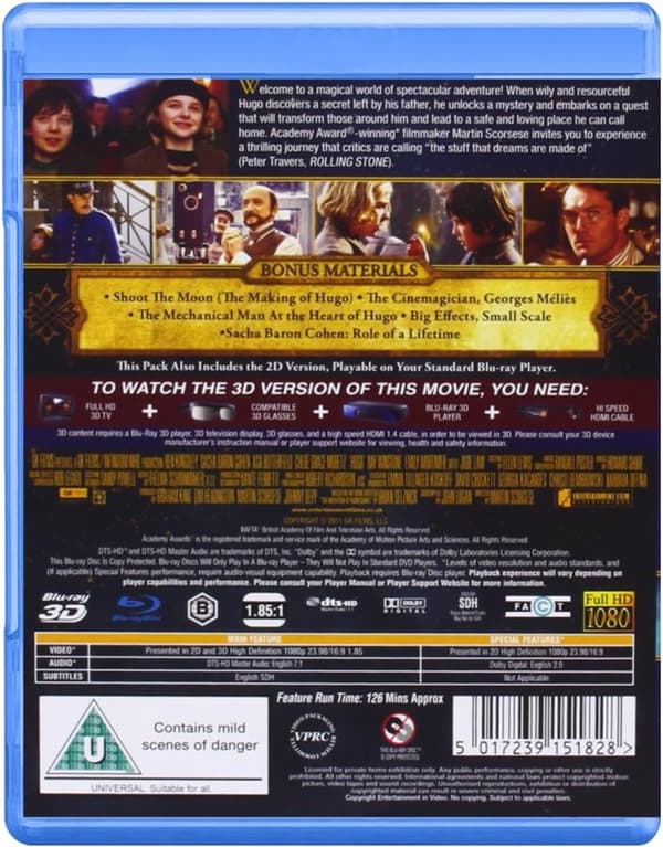 Hugo (2011) (Blu-Ray)