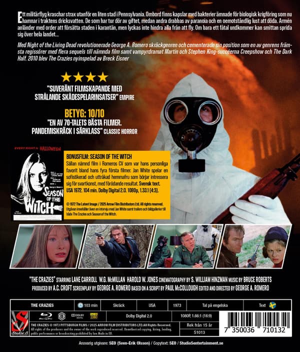 The Crazies (1973) (Blu-Ray)