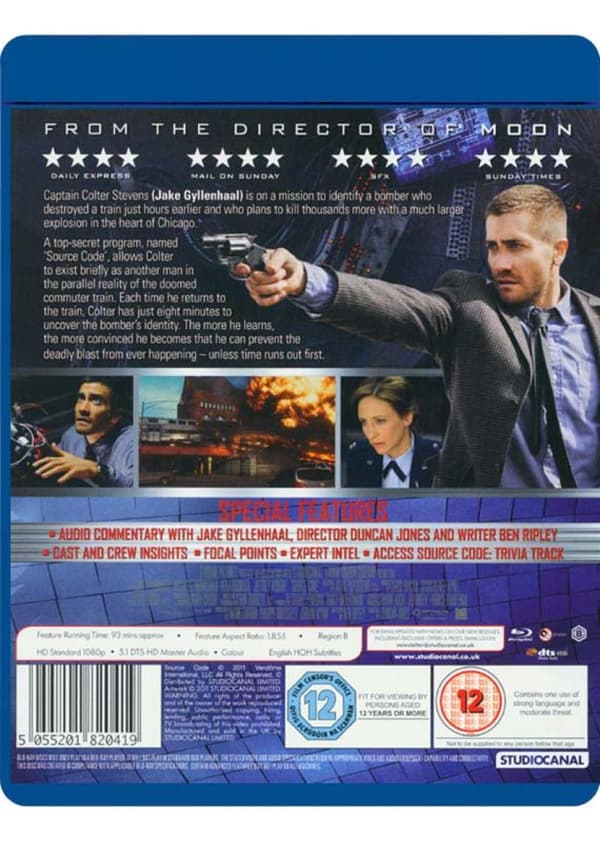 Source Code (2011) (Blu-Ray)