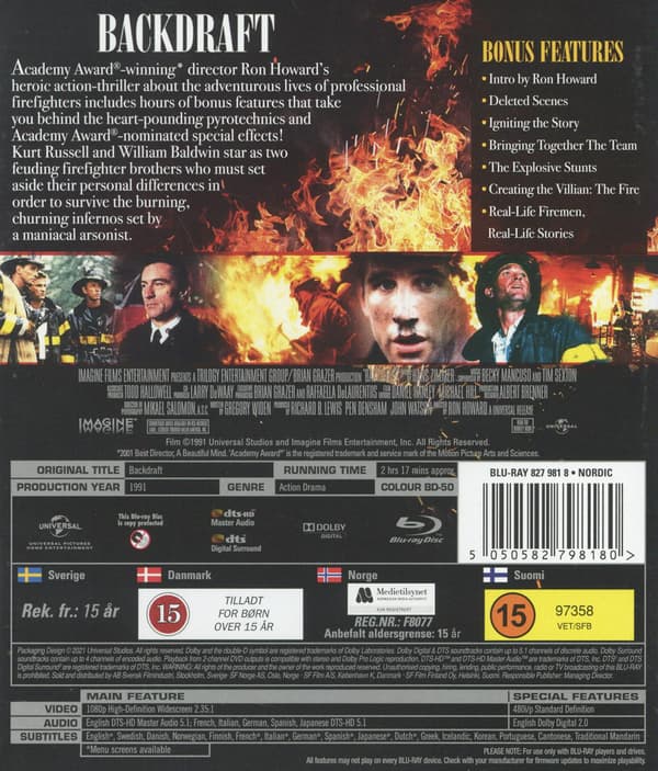 Backdraft (1991) (Blu-Ray)