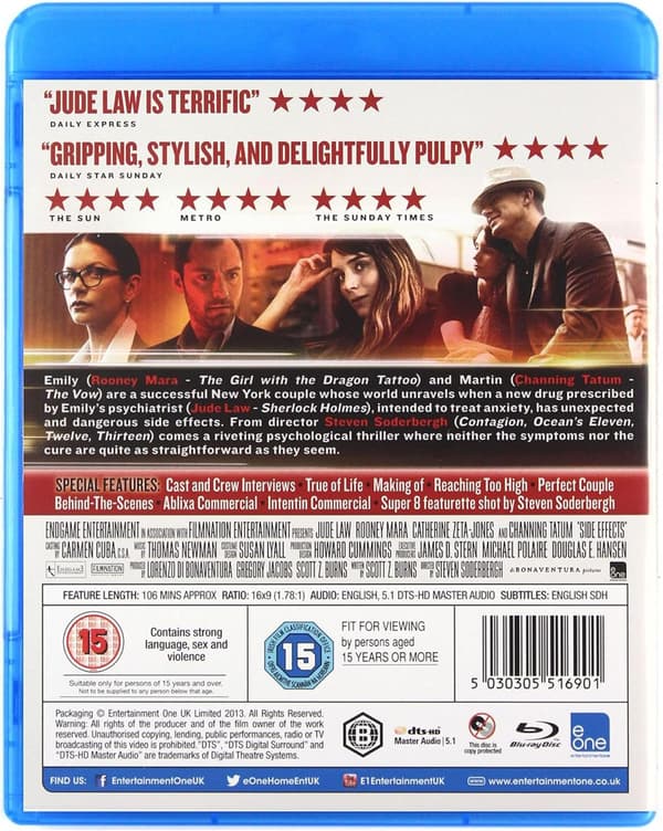 Side Effects (2013) (Blu-Ray)