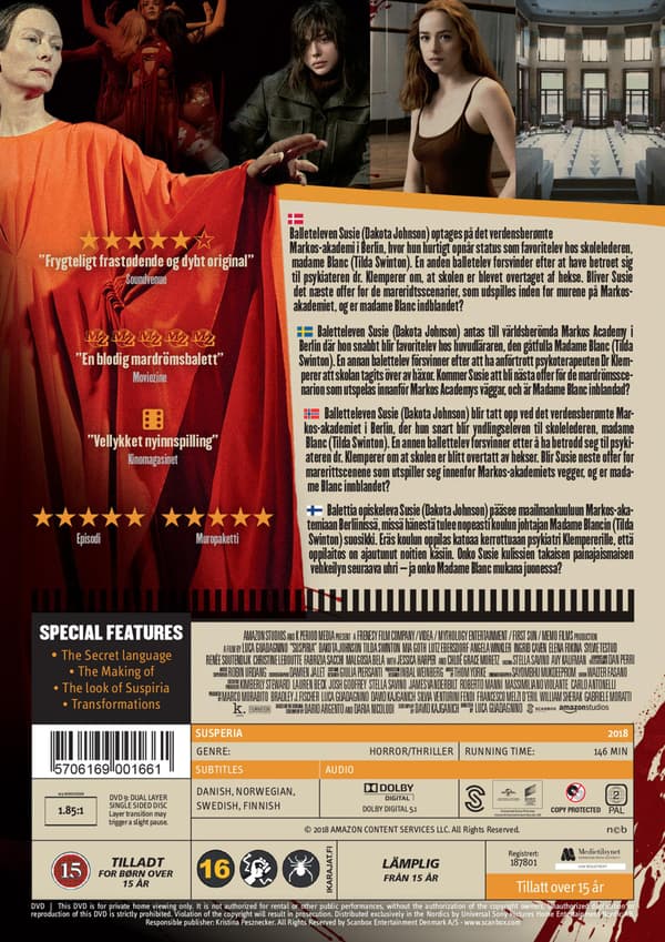 Suspiria (2018) (DVD)