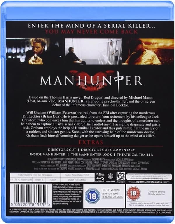 Manhunter (1986) (Blu-Ray)