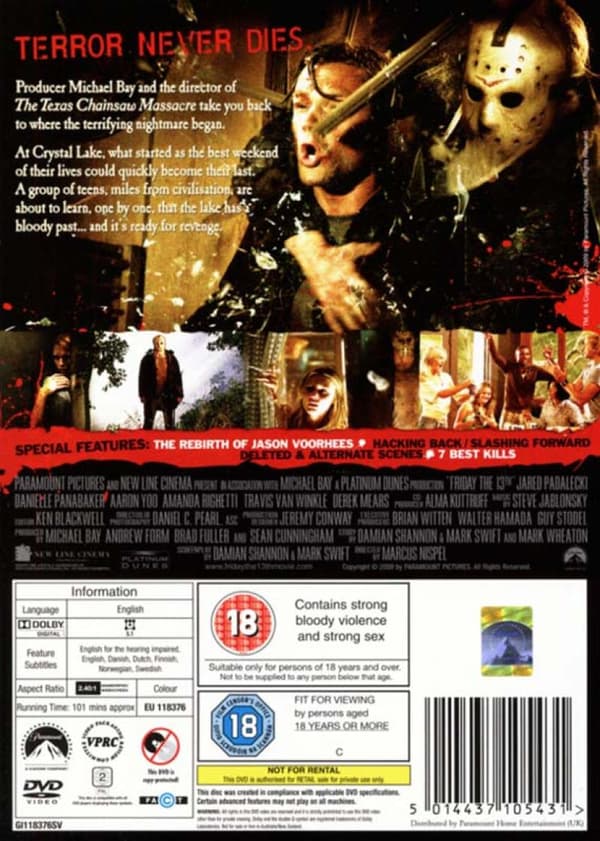 Friday The 13th (2009) / Fredag den 13:e (DVD)