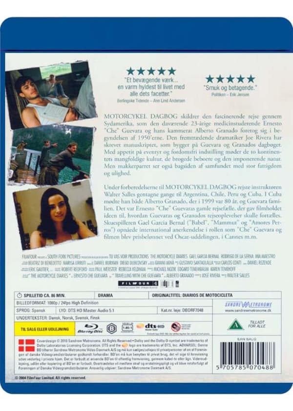 The Motorcycle Diaries (2004) (Blu-Ray)