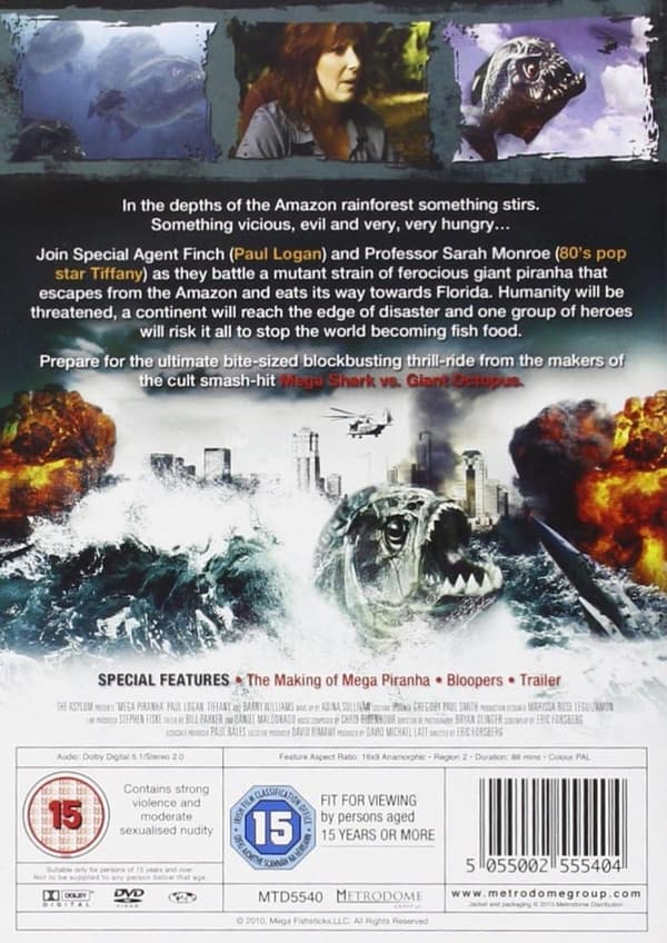 Mega Piranha (2010) (DVD)