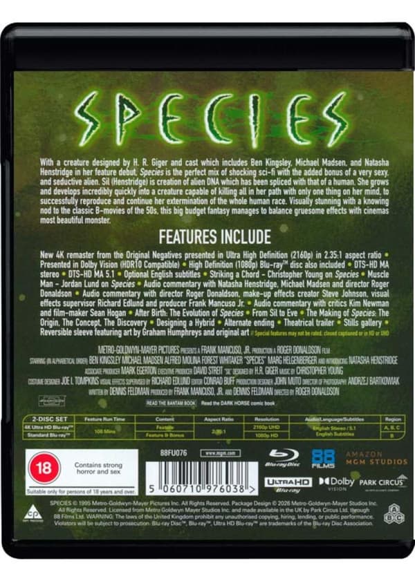 Species (1995) (4K UHD)