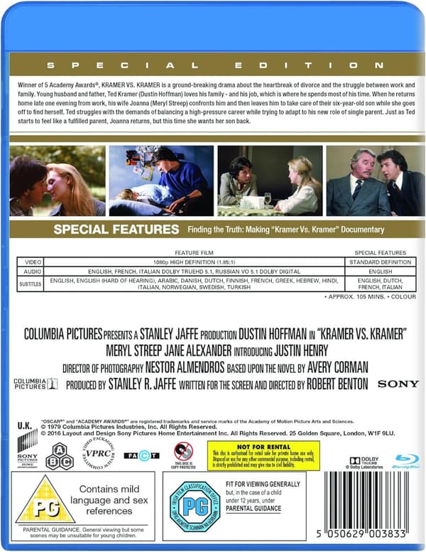 Kramer vs. Kramer (1979) (Blu-Ray)