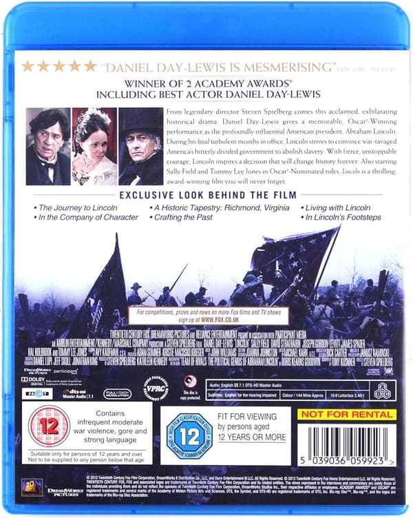 Lincoln (2012) (Blu-Ray)
