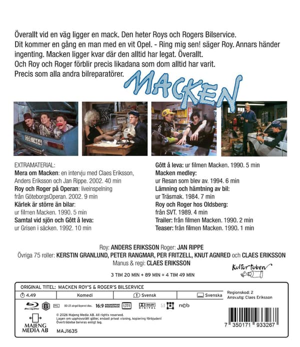Macken (1986) Mini Series (Blu-Ray)