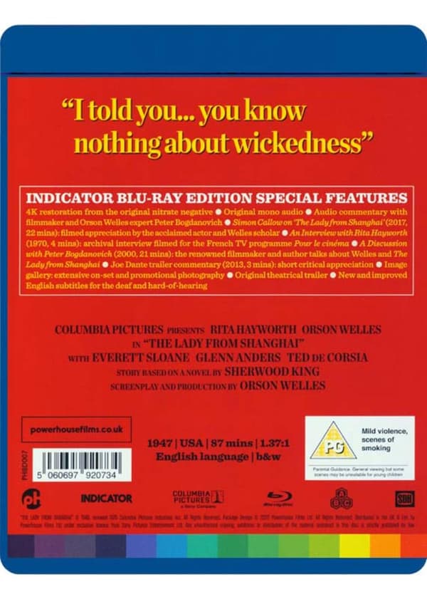 The Lady from Shanghai (1947) (Blu-Ray)