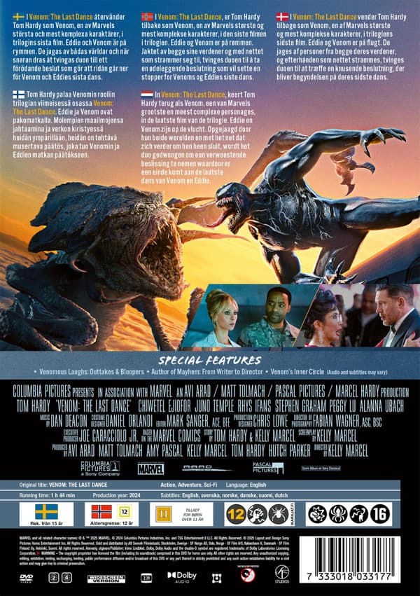 Venom: The Last Dance (2024) (DVD)