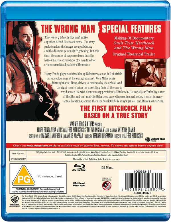 The Wrong Man (1956) (Blu-Ray)