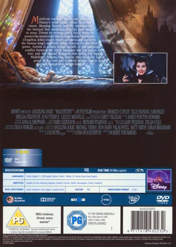 Maleficent (2014) (DVD)