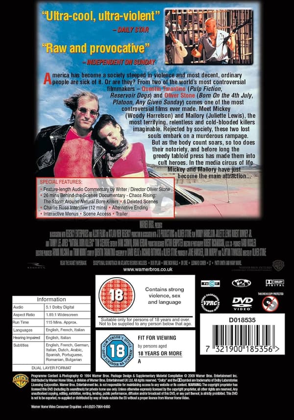 Natural Born Killers (1994) (DVD)