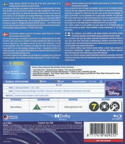 Lilo & Stitch (2002) (Blu-Ray)