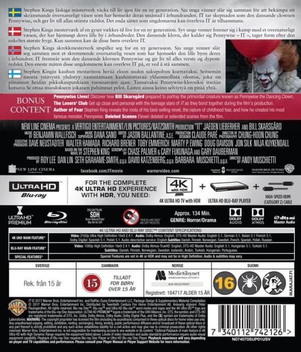 It: Chapter 1 (2017) (4K UHD)