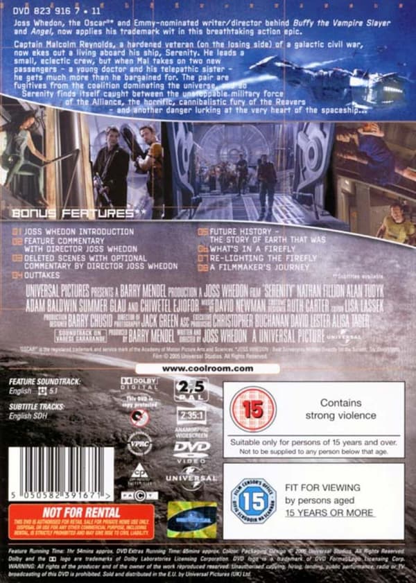 Serenity (2005) (DVD)