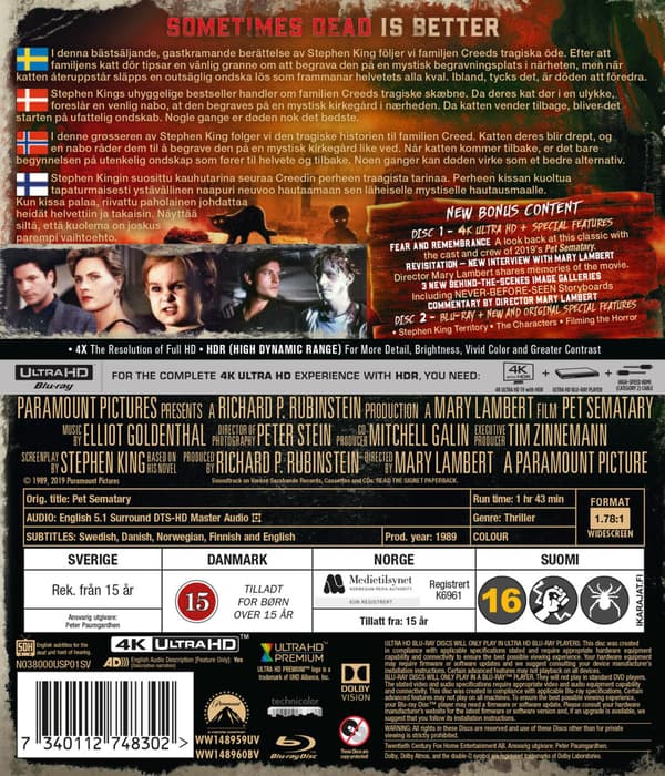Pet Sematary (1989) (4K UHD)