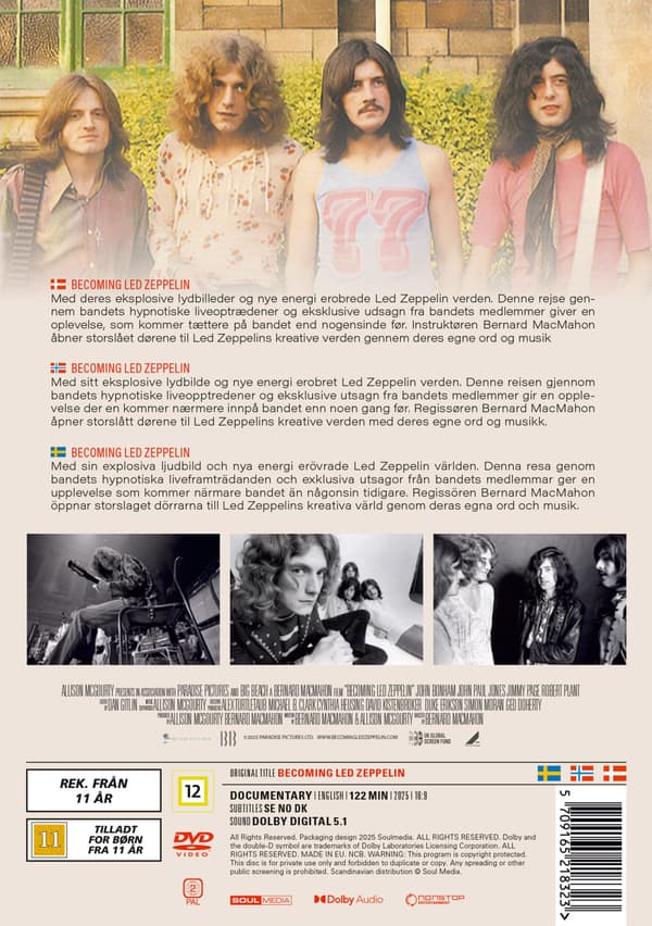 Becoming Led Zeppelin (2025) (DVD)