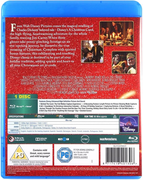 A Christmas Carol (2009) (Blu-Ray)