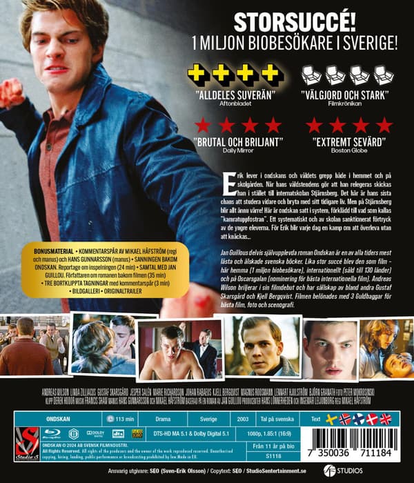 Ondskan (2003) (Blu-Ray)