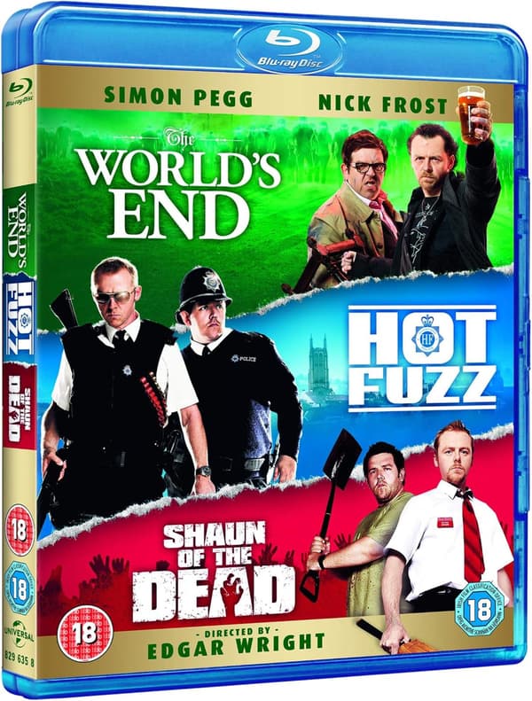 Edgar Wright - Cornetto Trilogy (2004-2013) | 3 Movie Collection Blu-Ray (import)