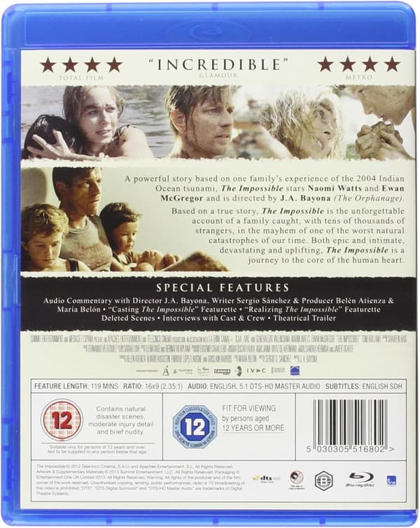 The Impossible (2012) (Blu-Ray)