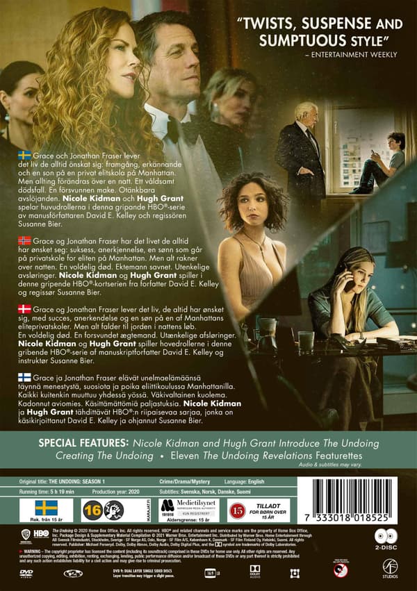 The Undoing (2020) Mini Series (DVD)