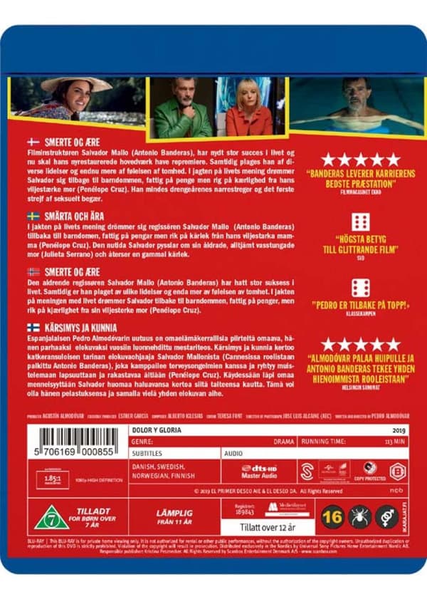 Pain and Glory (2019) (Blu-Ray)