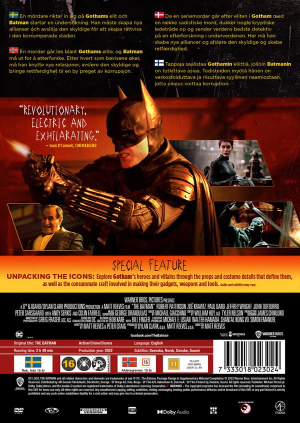 Batman: The Batman (2022) (DVD)