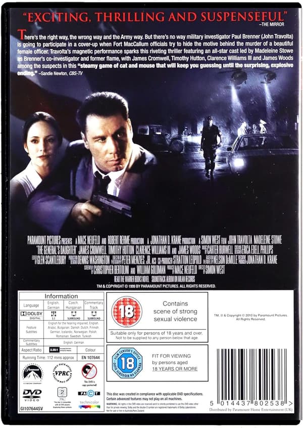 The Generals Daughter (1999) (DVD)