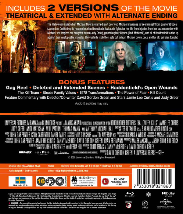 Halloween Kills (2021) (Blu-Ray)