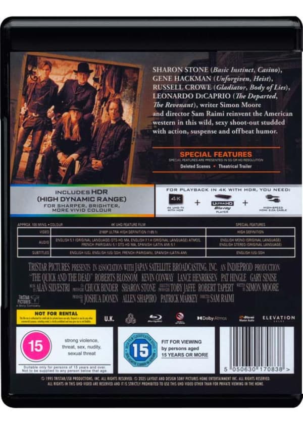 The Quick And The Dead (1995) (4K UHD)