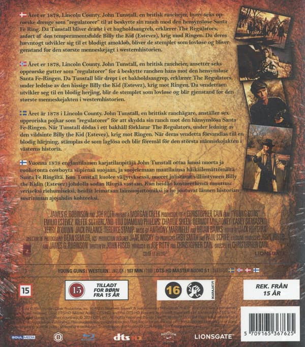 Young Guns (1988) (Blu-Ray)