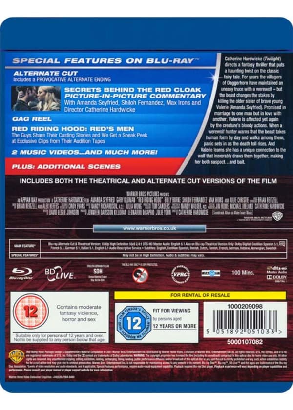 Red Riding Hood (2011) (Blu-Ray)