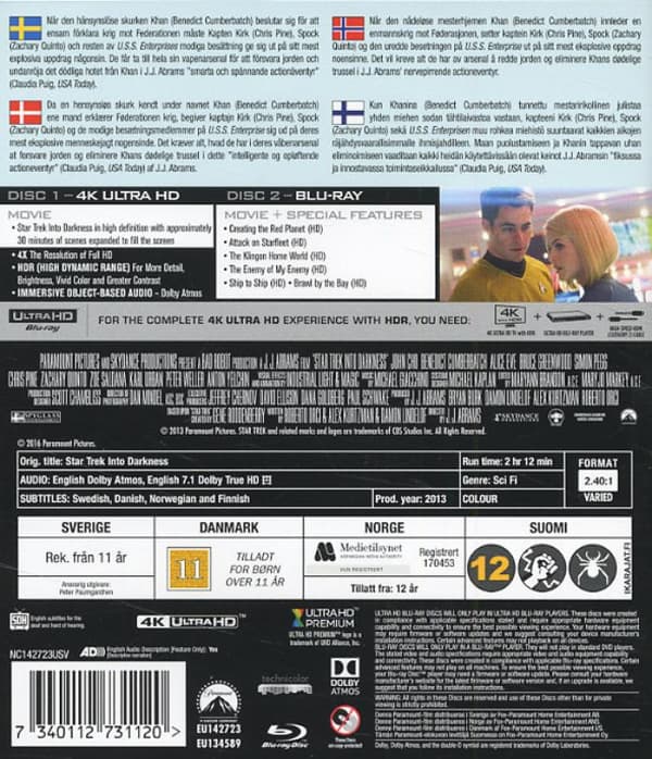 Star Trek: Into Darkness (2013) (4K UHD)