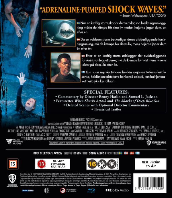 Deep Blue Sea (1999) (Blu-Ray)