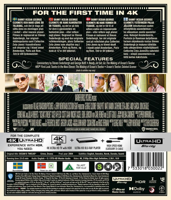 Oceans Twelve (2004) (4K UHD)