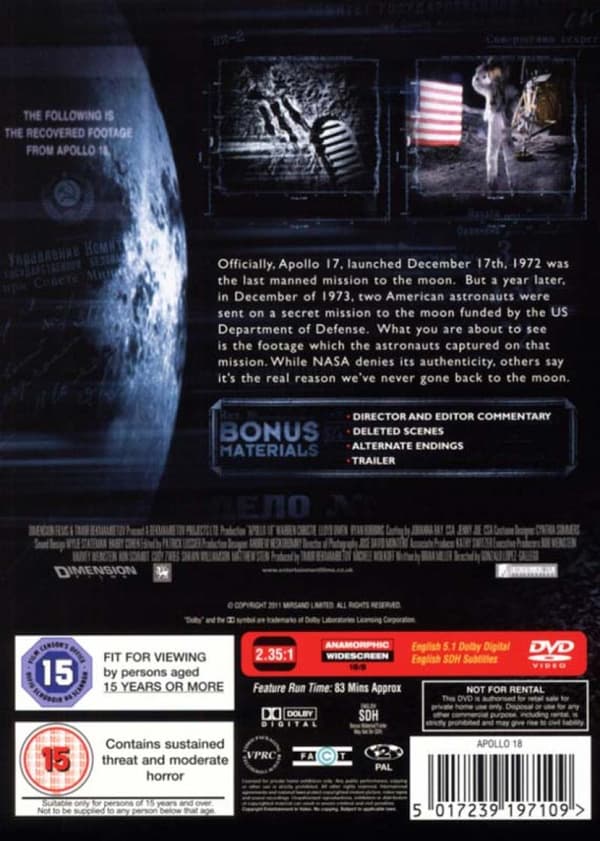 Apollo 18 (2011) (DVD)