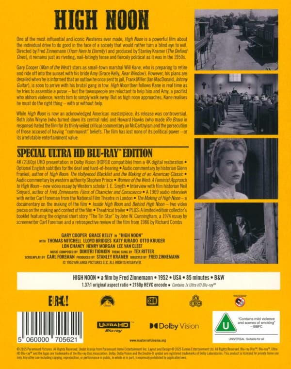 High Noon (1952) (4K UHD) Limited Edition
