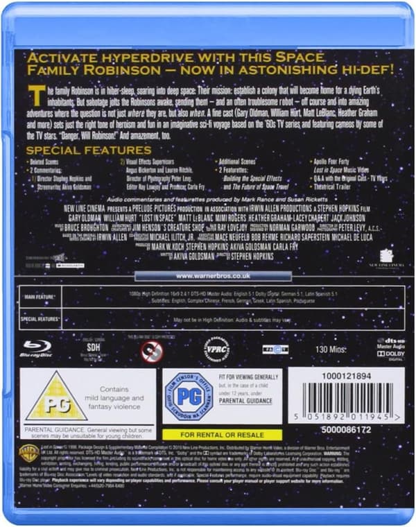 Lost In Space (1998) (Blu-Ray)