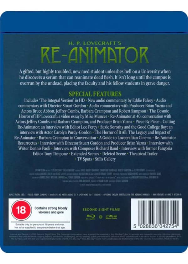 Re-Animator (1985) (Blu-Ray)