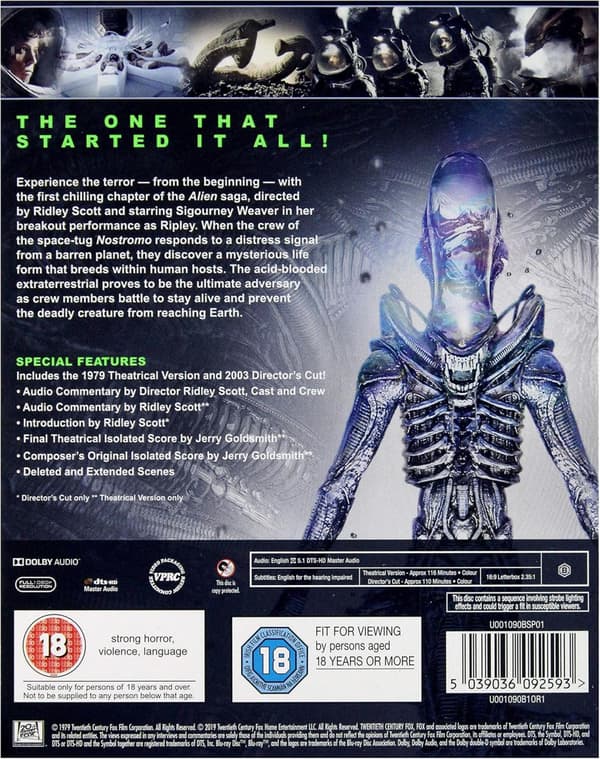 Alien (1979) (Blu-Ray)